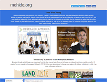Tablet Screenshot of mehide.org